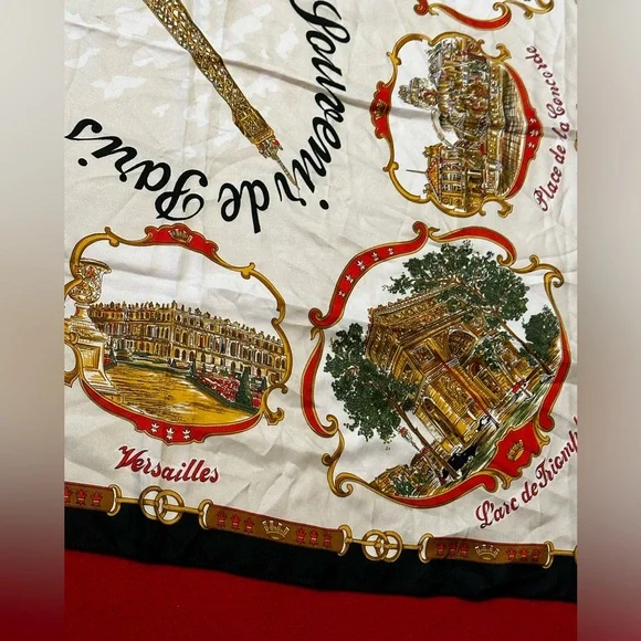 Souvenir de Paris Vintage Women Scarf
